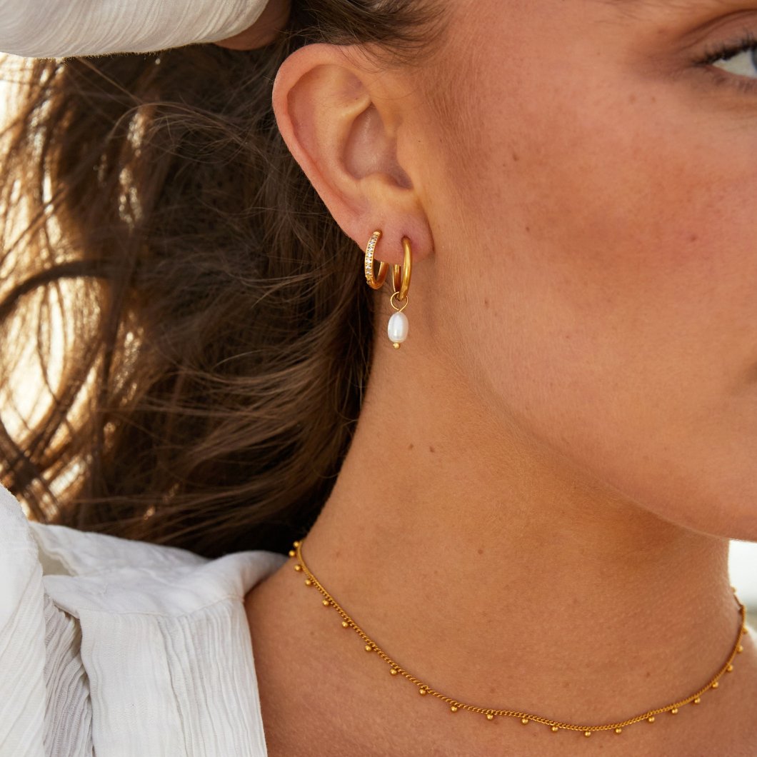 Earrings Circle Eternity