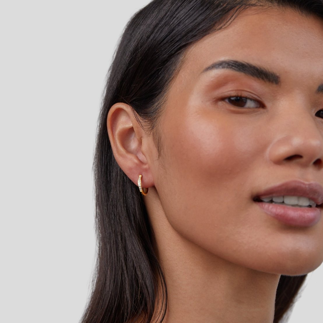 Earrings Circle Eternity